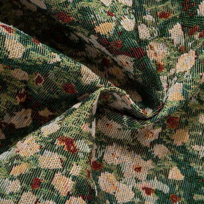 Vintage Floral Curtain French Style Window Drapes