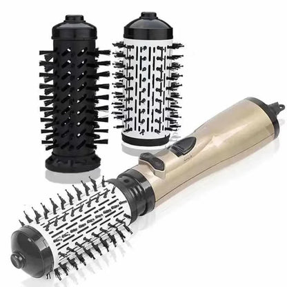 3-in-1 Rotating Hair Dryer Brush – Curling Styler