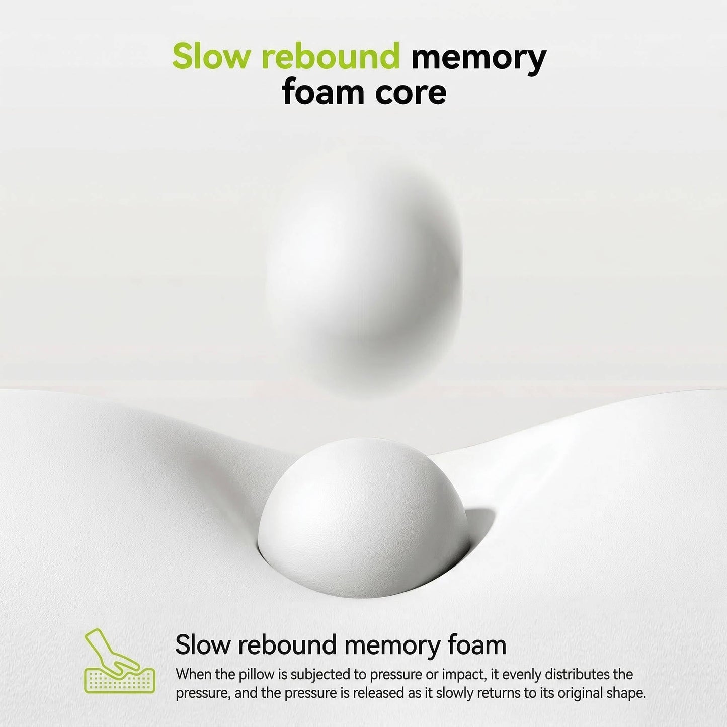 Ergonomic Cervical Memory Foam Pillow