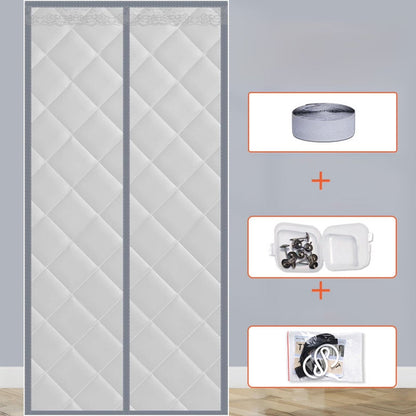 Waterproof Coldproof Magnetic Cotton Door Curtain