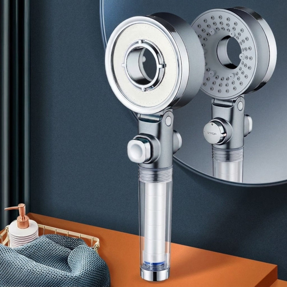 Double-Sided Shower Head