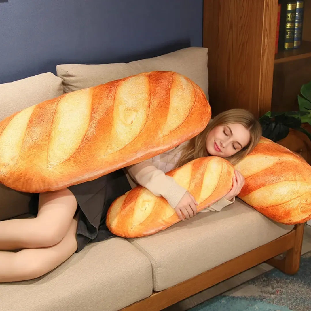 Soft French Bread Plush Pillow