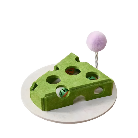 Cat Puzzle Toy Felt Box Interactive Play Toy