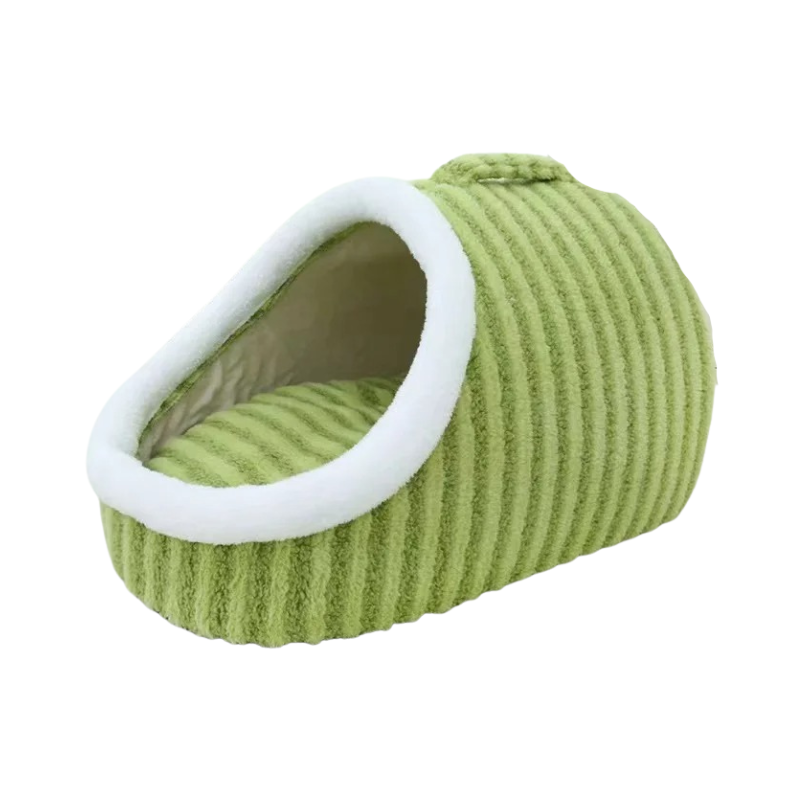 Calming Cat Cave Bed - Soft Washable Pet Hideout