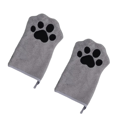 Pet Bath Gloves - Absorbent Grooming Mitts