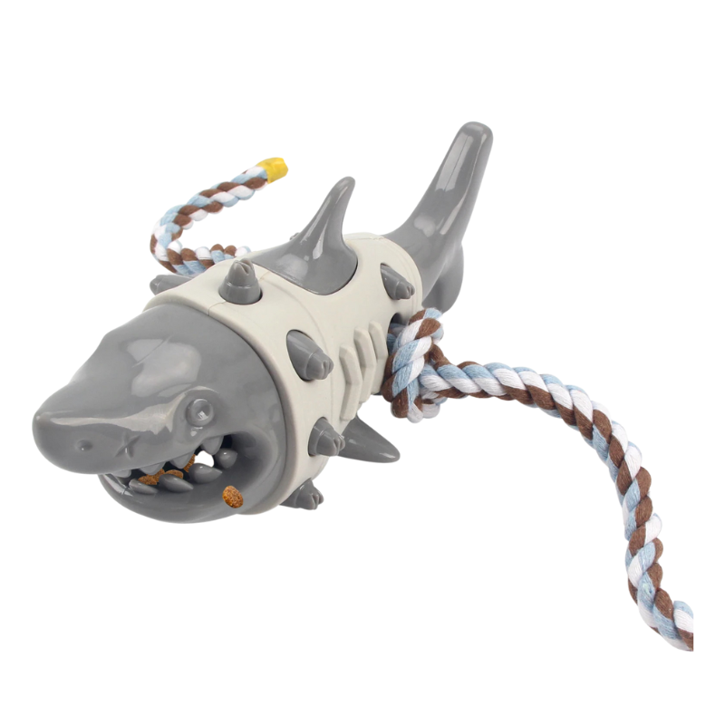 Shark Dog Chew Toy Durable Teeth Cleaning Toy