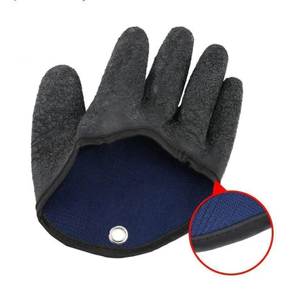 Magnet Release Full Finger Fishing Gloves - Non-slip, Puncture Resistant