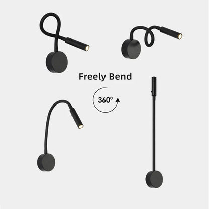 Flexible LED Reading Wall Lamp with Switch
