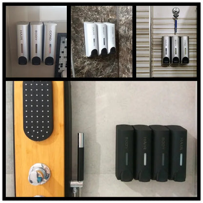 Wall Mounted Shower Soap Dispenser Bathroom