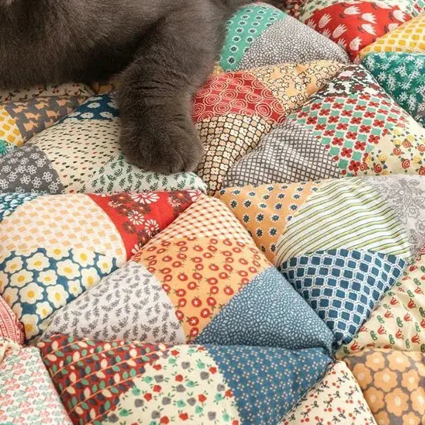 Soft Floral Couch Cover