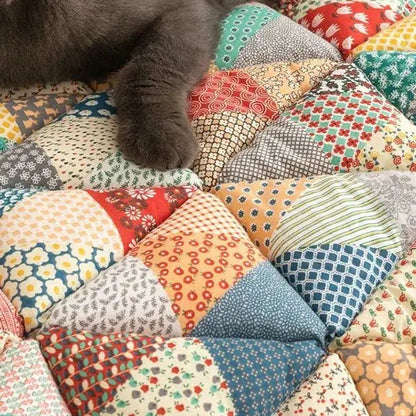 Soft Floral Couch Cover