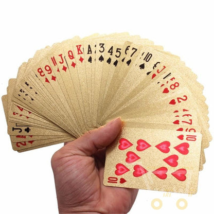 Gold Plated Playing Cards Luxury Deck with Box