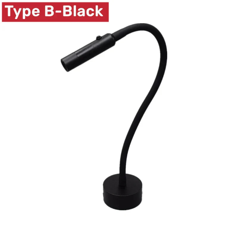 Flexible LED Reading Wall Lamp with Switch