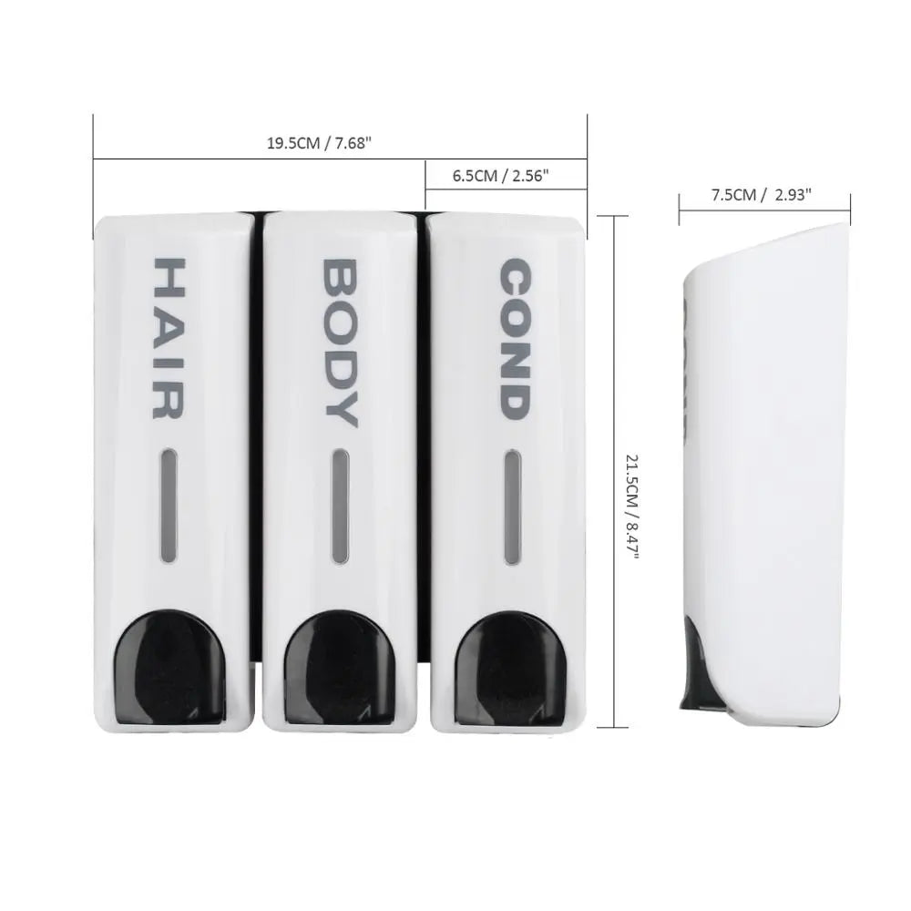 Wall Mounted Shower Soap Dispenser Bathroom