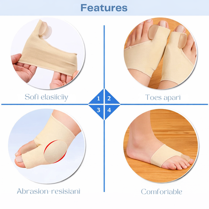 Bunion Toe Separator Sleeve – Gel Cushion Support – image 3