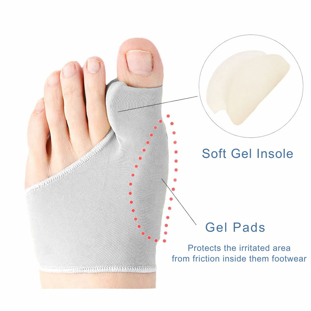 Bunion Toe Separator Sleeve – Gel Cushion Support – image 4