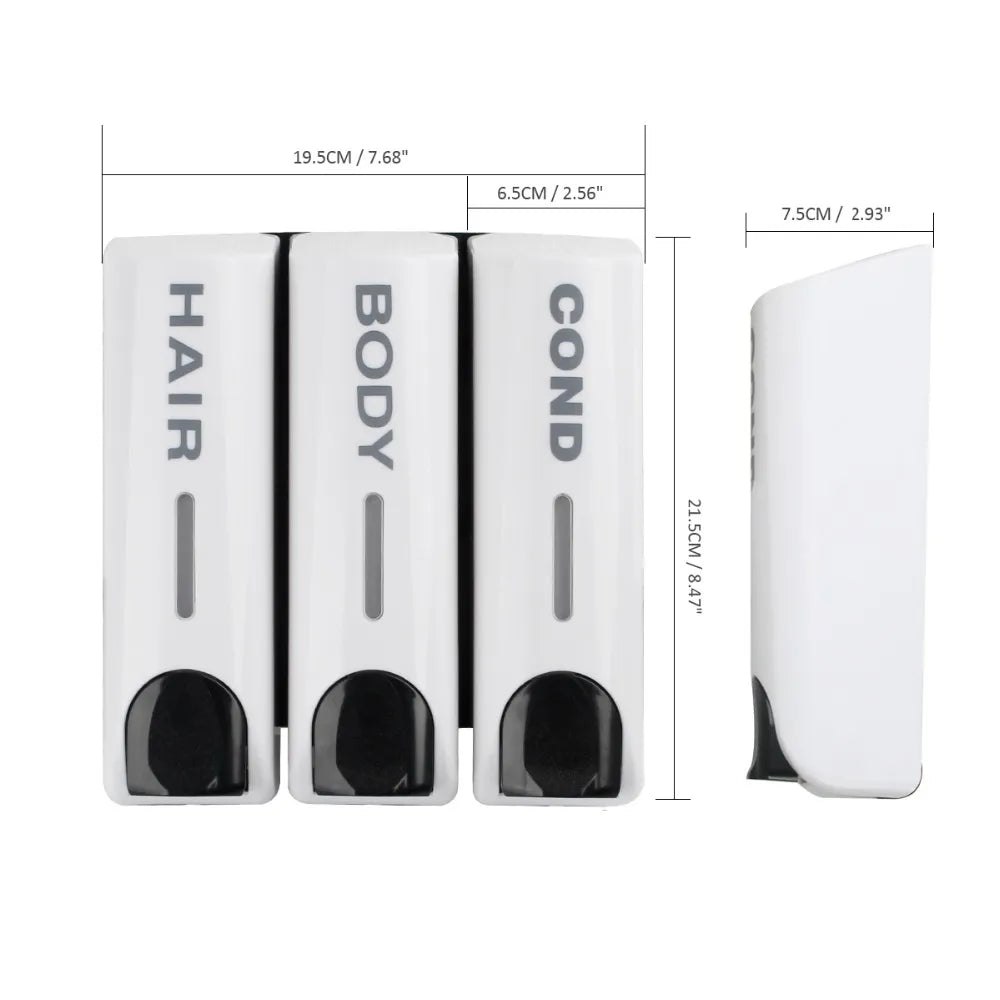 Wall Mounted Shower Soap Dispenser Bathroom