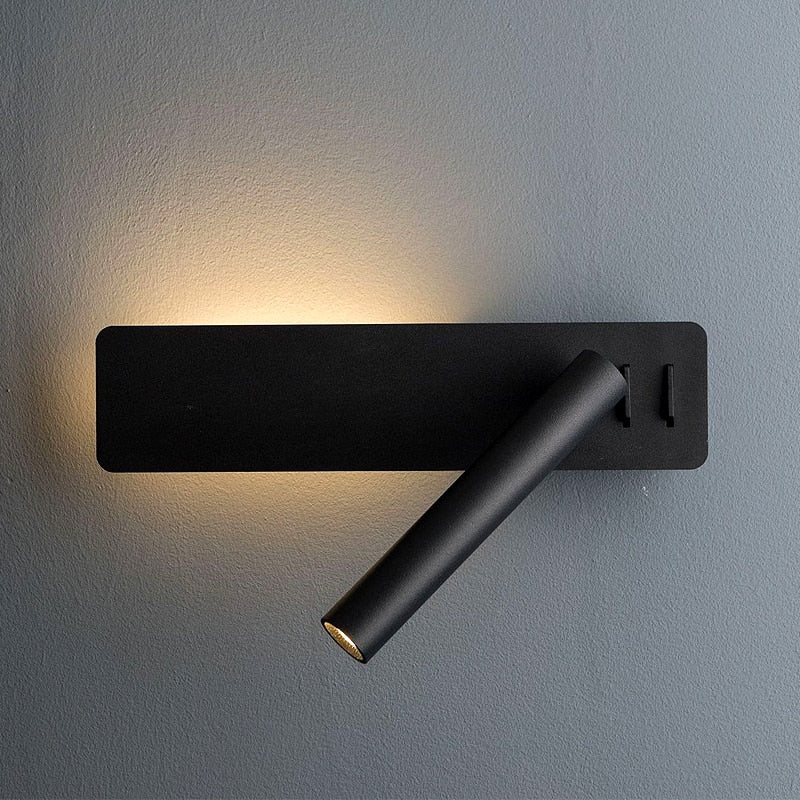 Adjustable LED Reading Wall Light Bedside Lamp