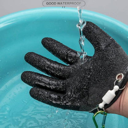 Magnet Release Full Finger Fishing Gloves - Non-slip, Puncture Resistant
