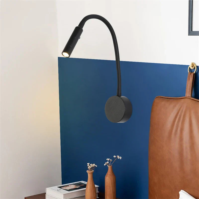 Flexible LED Reading Wall Lamp with Switch
