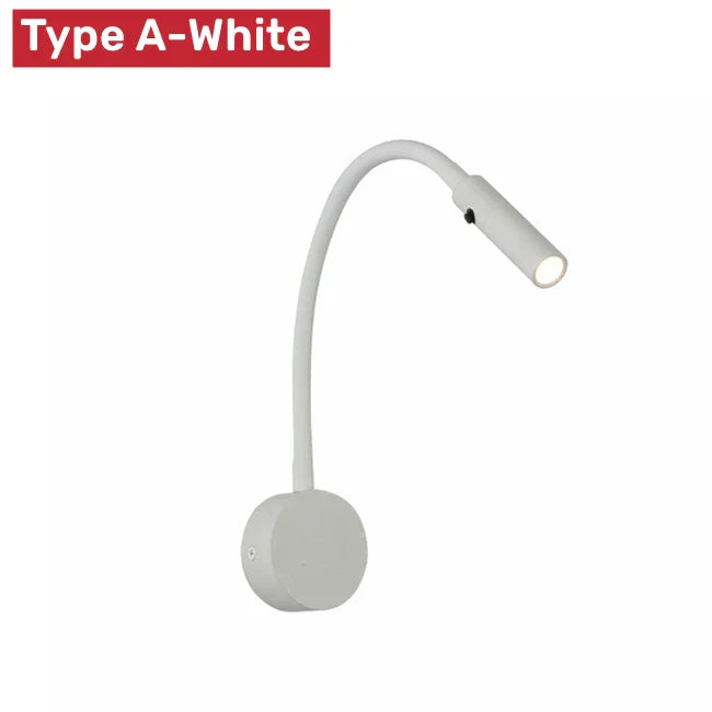 Flexible LED Reading Wall Lamp with Switch