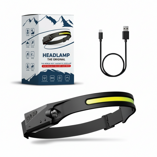 LED Rechargeable Headlamp – Ultra Bright Outdoor Light