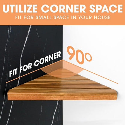 Acacia Corner Shelf