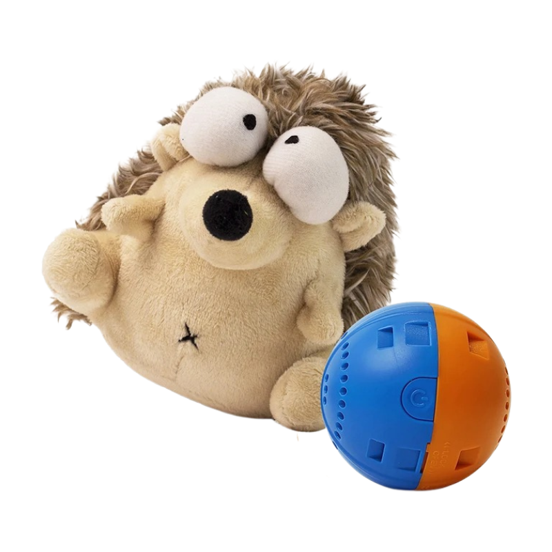 Interactive Dog Ball Toy - Squeaky & Replaceable Cover
