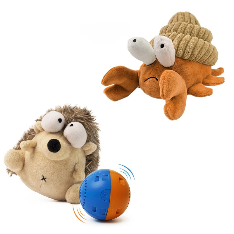 Interactive Dog Ball Toy - Squeaky & Replaceable Cover