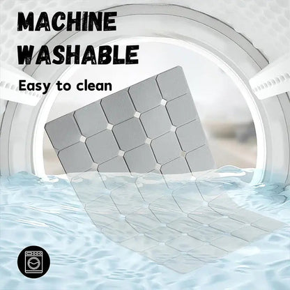 Silicone Foldable Tub Mat with Strong Suction Cups