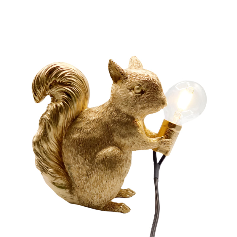 Squirrel LED Table Lamp with Warm Light
