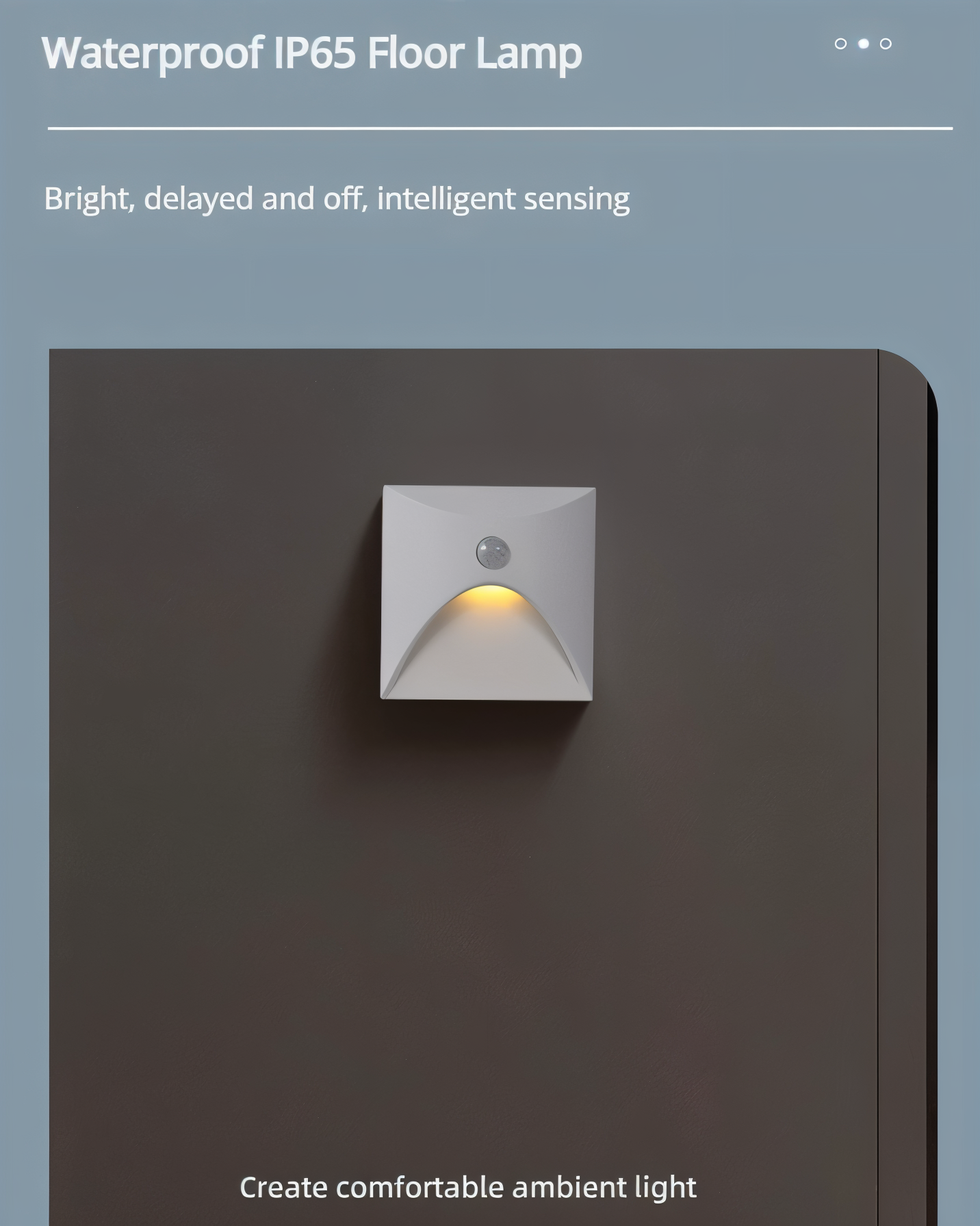 Motion Sensor LED Wall Light Waterproof IP65