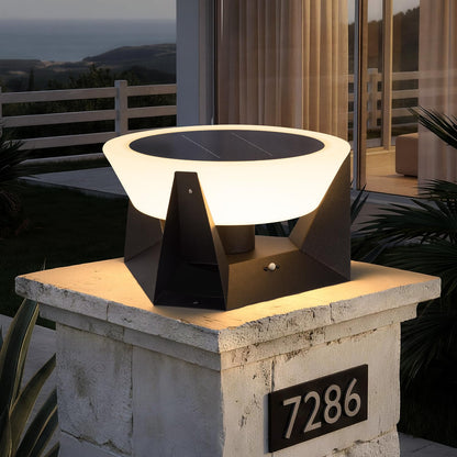15-Inch Waterproof Solar Garden Floor Lantern with Dusk-to-Dawn Sensor – image 3