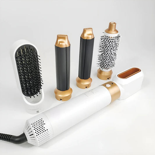 5-in-1 Hot Air Hair Styler with Auto Curler & Dryer