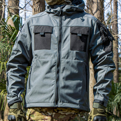 5-in-1 Tactical Jacket – Waterproof Softshell for All Terrain