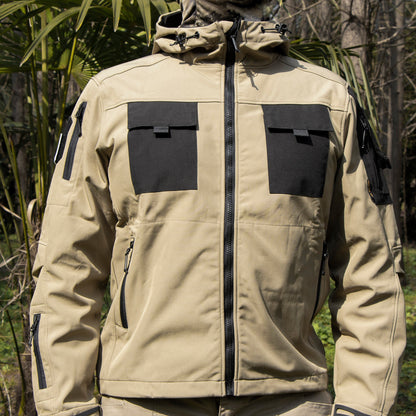 5-in-1 Tactical Jacket – Waterproof Softshell for All Terrain