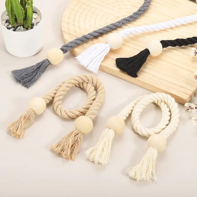 Wooden Curtain Tiebacks – 2 Pieces