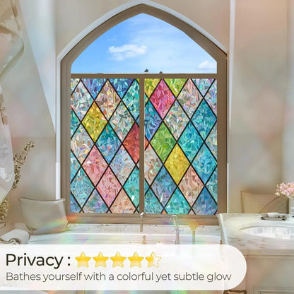 Rainbow Privacy Window Film