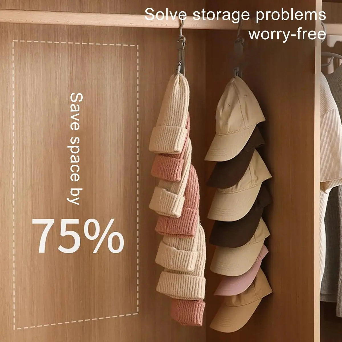 Baseball Cap Organiser Rack