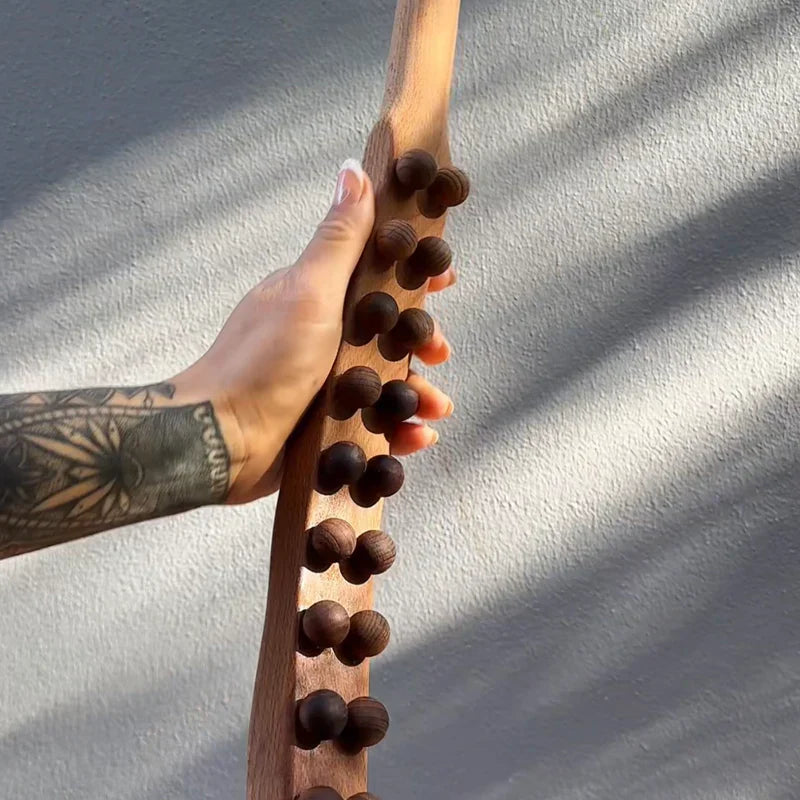 Wooden Cellulite Massage Roller – Natural Body Relief