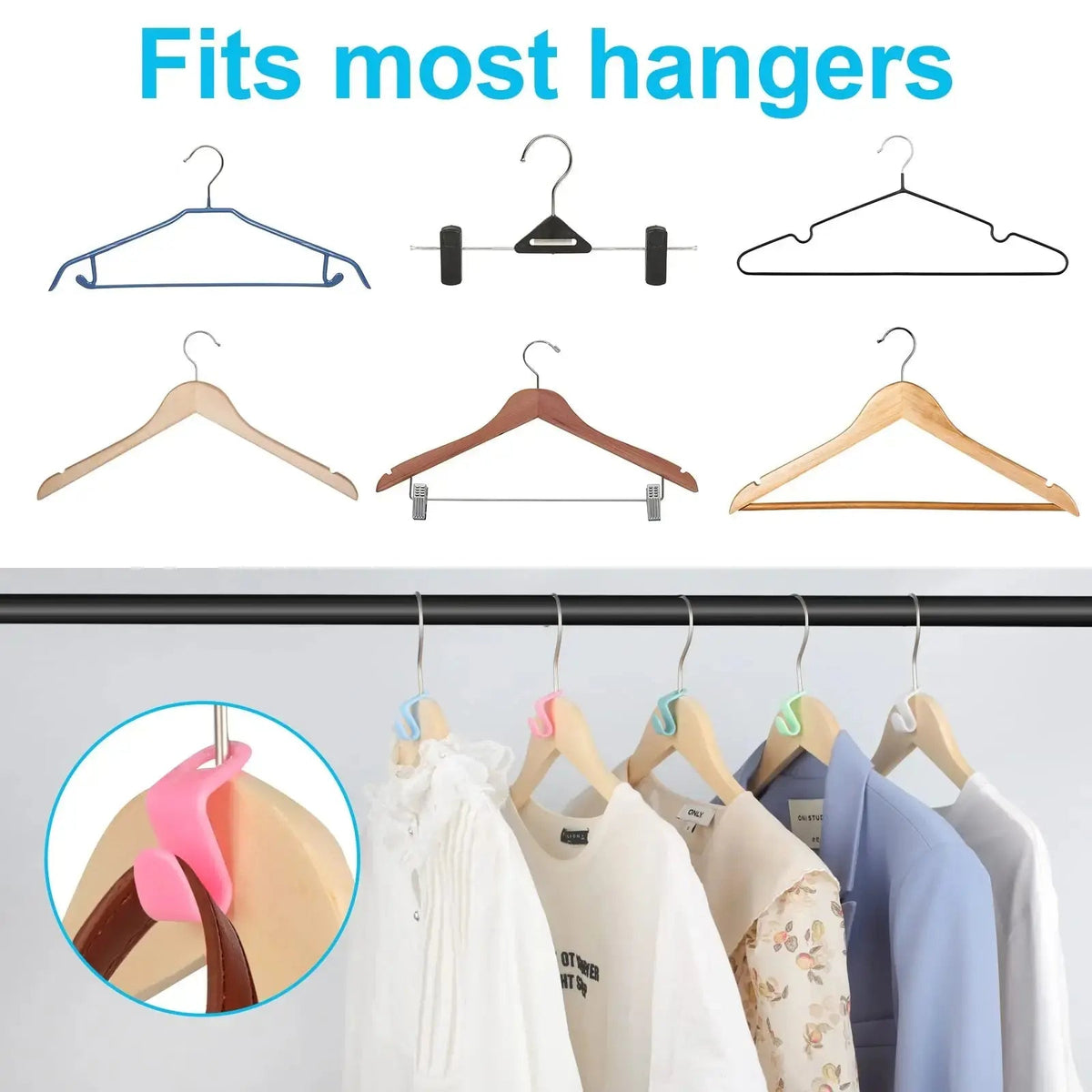 Mini Hanger Connector Hooks – 10 Pieces