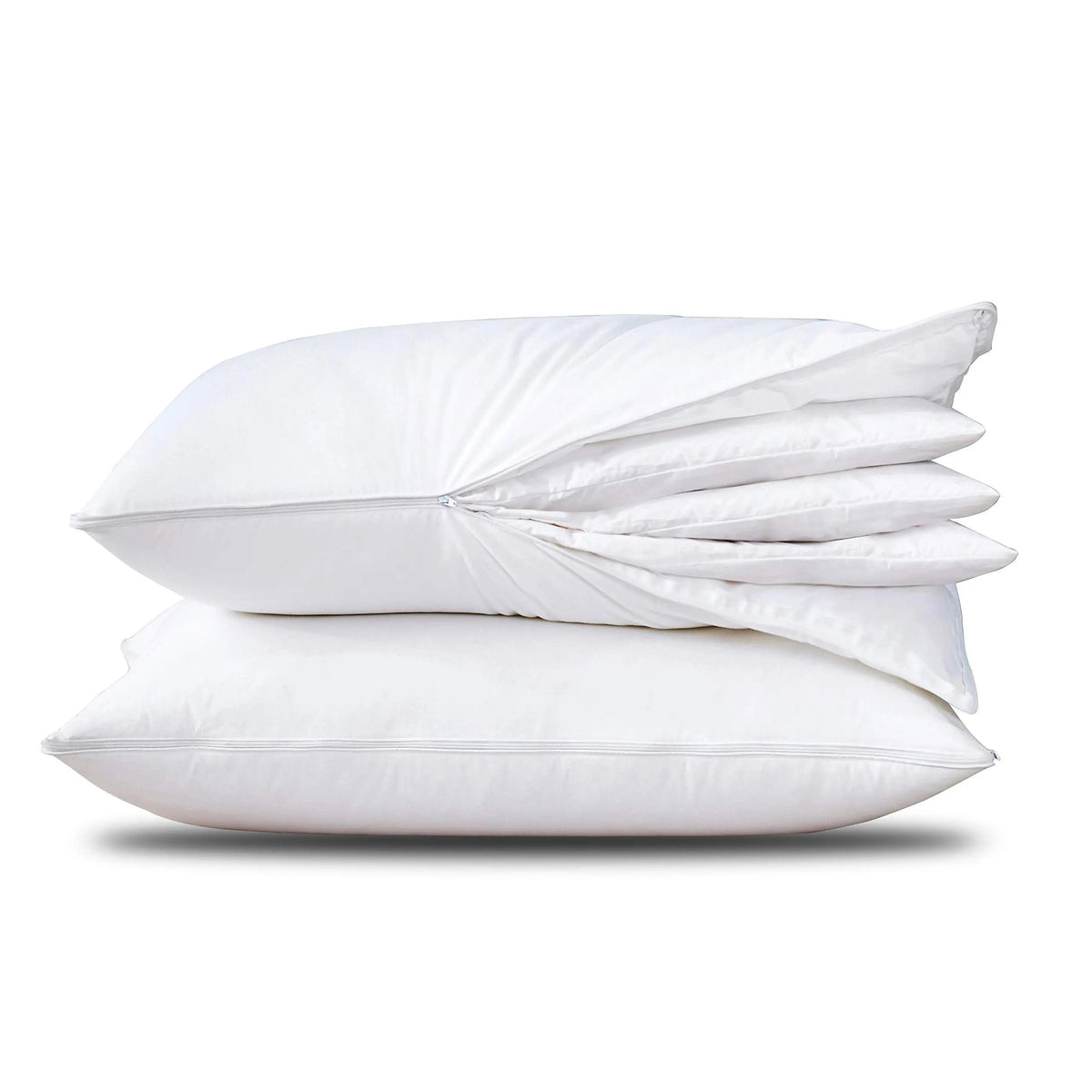 Adjustable Layered Pillow with Cooling Fabric