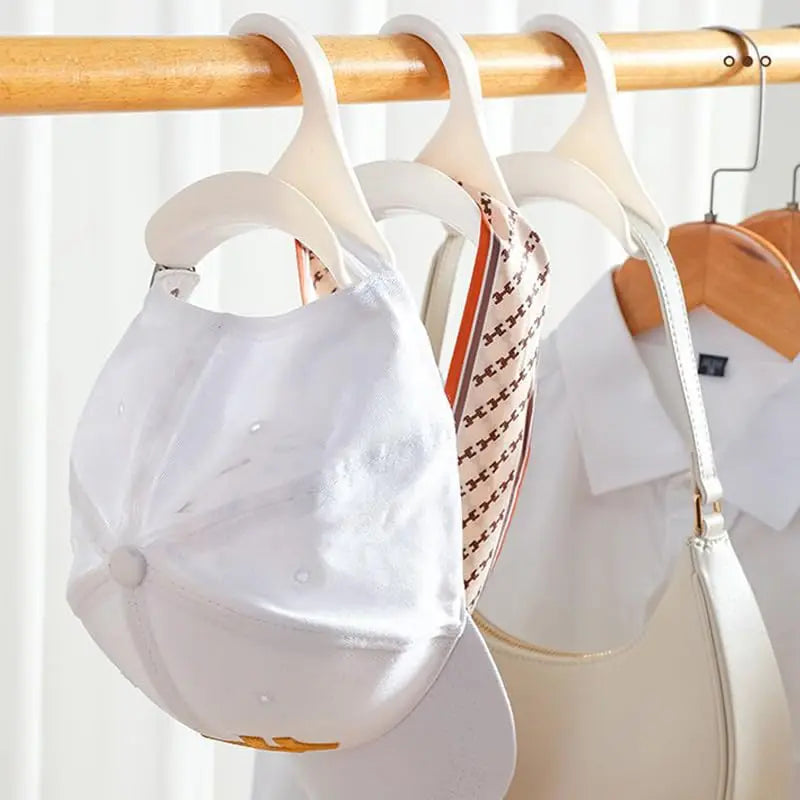 Arched Clothes Hanger & Bag Hook – 10 Pieces