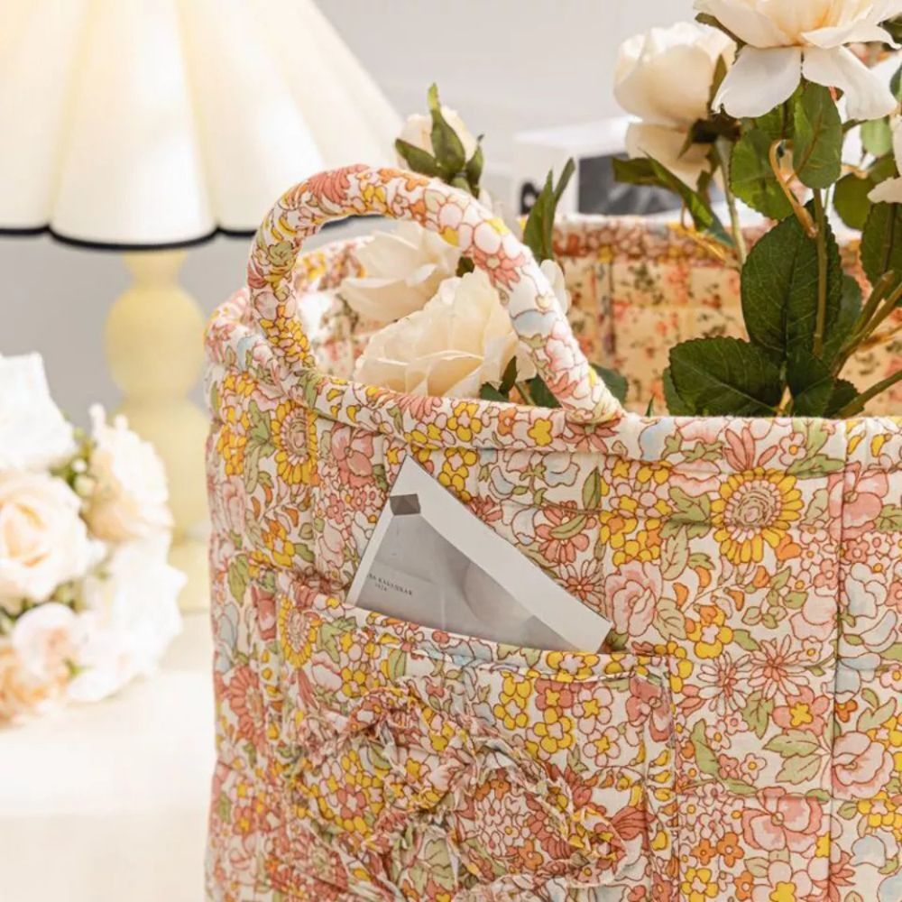 Boho Fabric Storage Basket