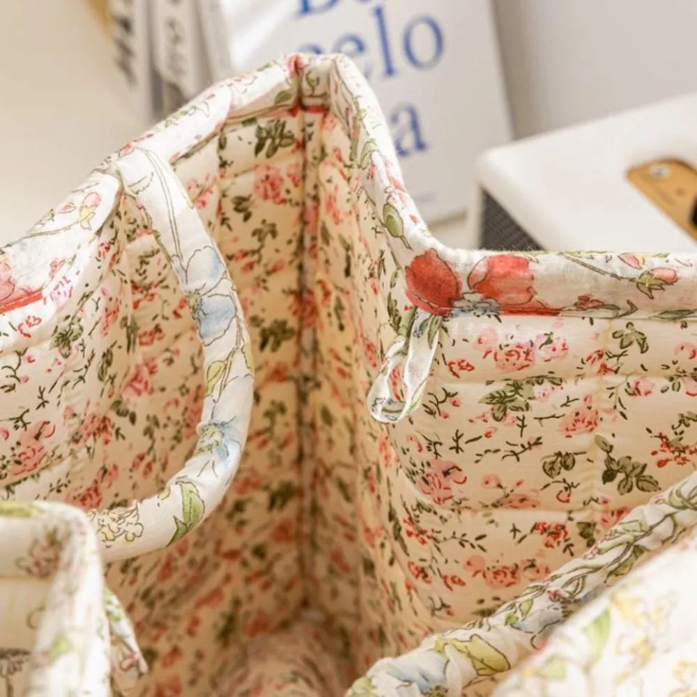 Boho Fabric Storage Basket