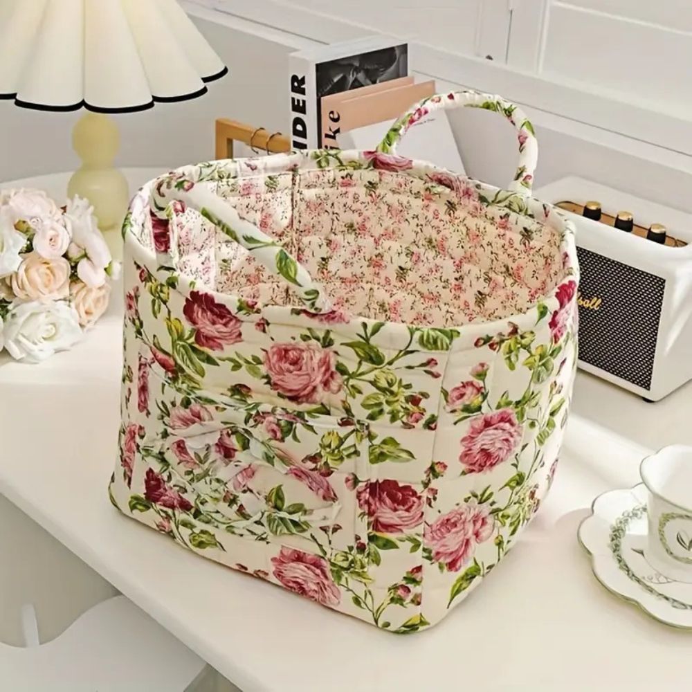 Boho Fabric Storage Basket