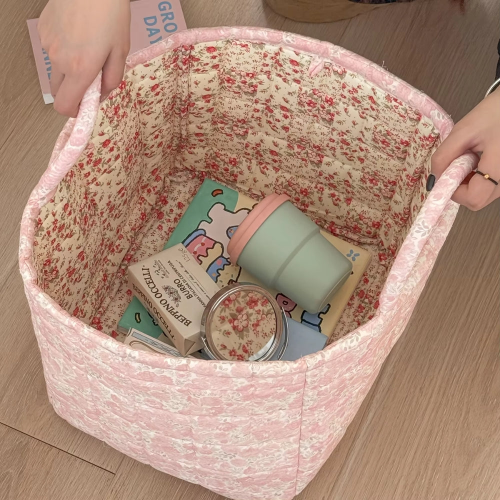Boho Fabric Storage Basket