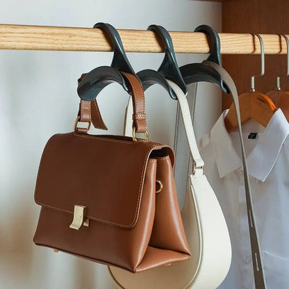 Arched Clothes Hanger & Bag Hook – 10 Pieces