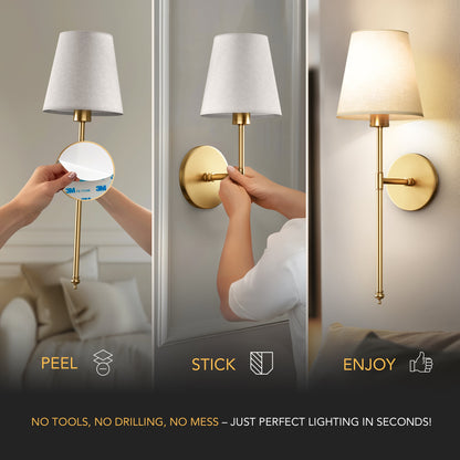 Wireless Wall Sconces – Modern LED Battery Lights