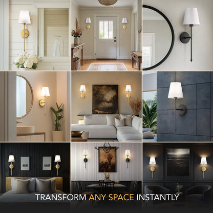 Wireless Wall Sconces – Modern LED Battery Lights